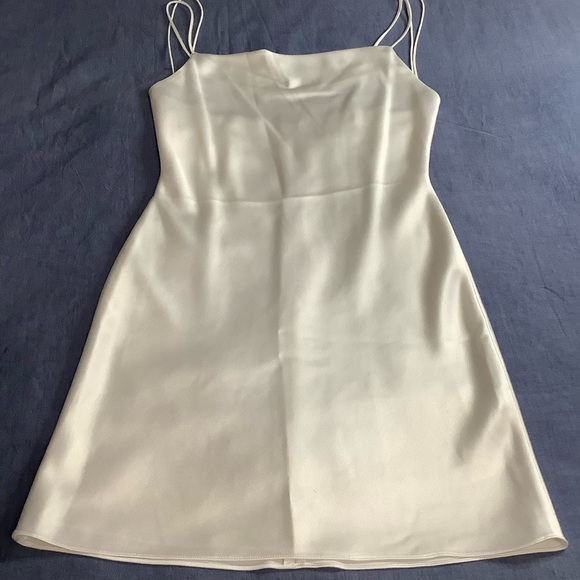 Alice+Olivia White Harmony Slip Dress size 0 (W536) - Picture 13 of 14